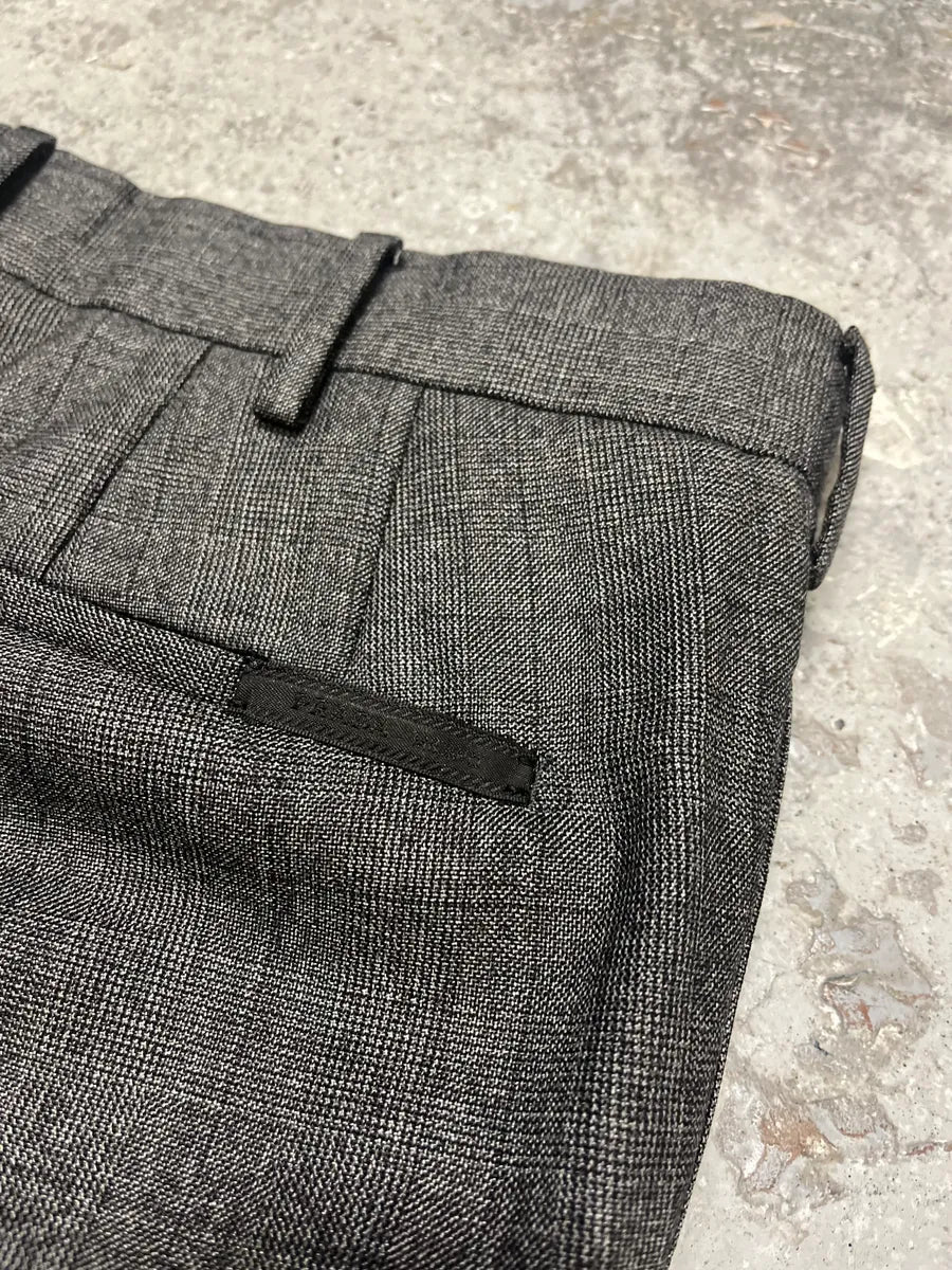 2000s Prada Grey Wool Pure Tailored Pants (L) ezRUbuQ 6