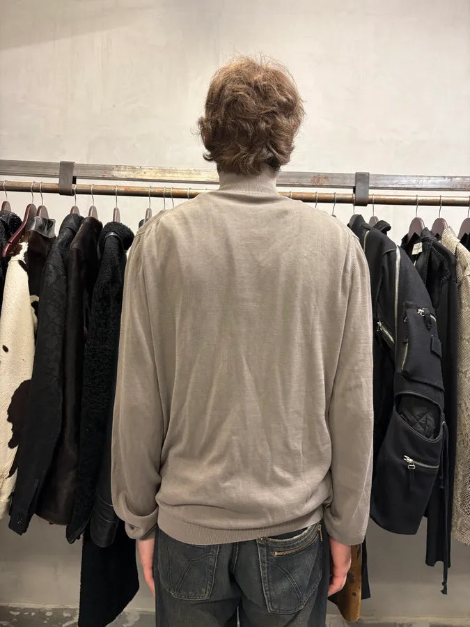 2000s Prada Grey Zip-up Sweater laAuPGv 2