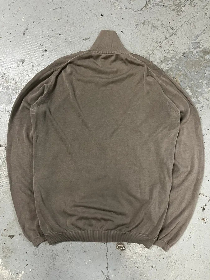 2000s Prada Grey Zip-up Sweater laAuPGv 5
