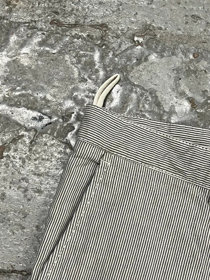 SS2006 Prada Grey/White Striped Chinos Cotton Minimalist Size 52 ToVYLlW 9