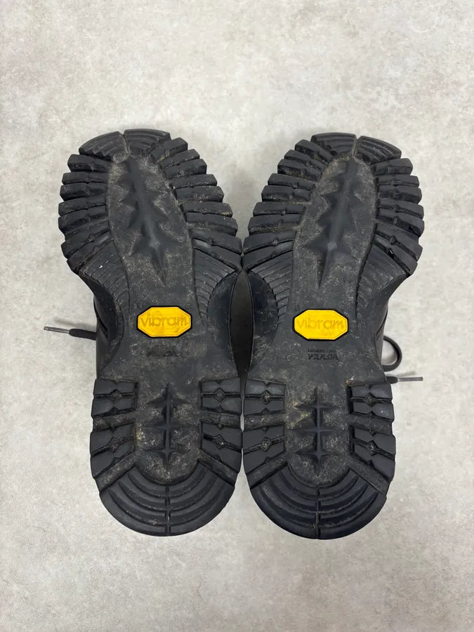 FW1999 Prada Black Prenium Leather Vibram Boots vyrRvnI 8