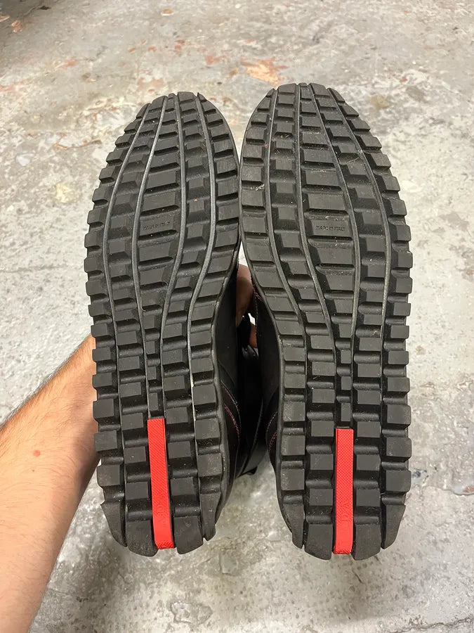 2000s Prada Hiking Ski Black Leather Boots GclOxgo 7