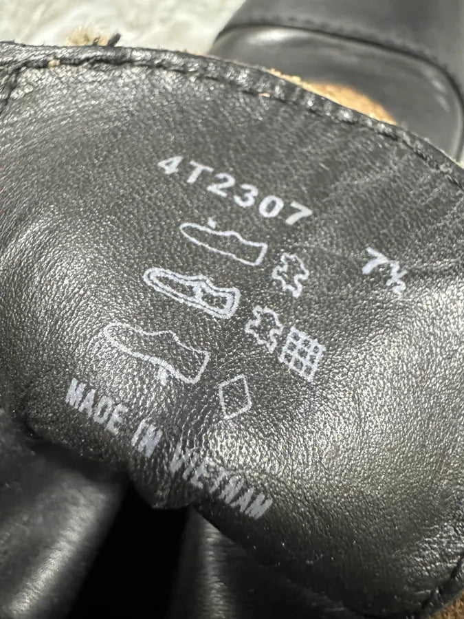 2000s Prada Hybrid Brown & Black Leather Boots (42eu/us8.5) uKLQnGd 8