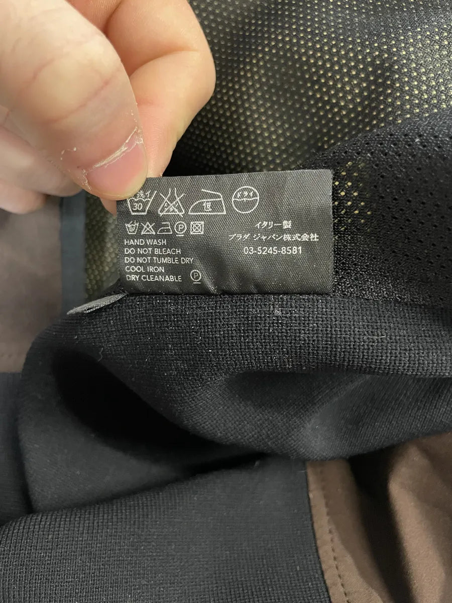 2000s Prada Hybrid Brown & Black Linea Rossa Sport Skirt (L/XL) 8