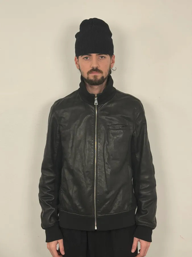 AW2009 Prada Hybrid Leather Premium Jacket QcgaDdl 1