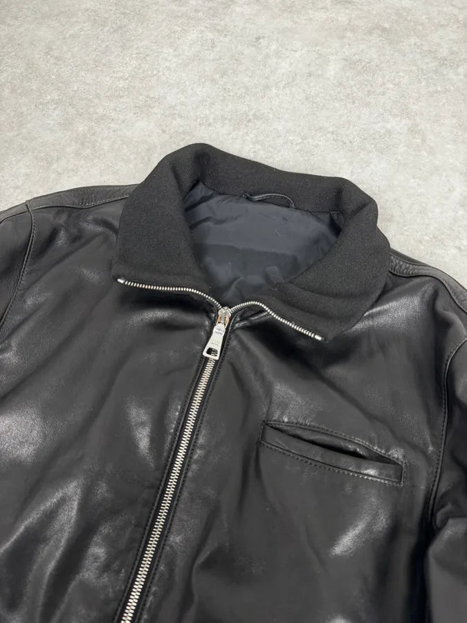 AW2009 Prada Hybrid Leather Premium Jacket QcgaDdl 5