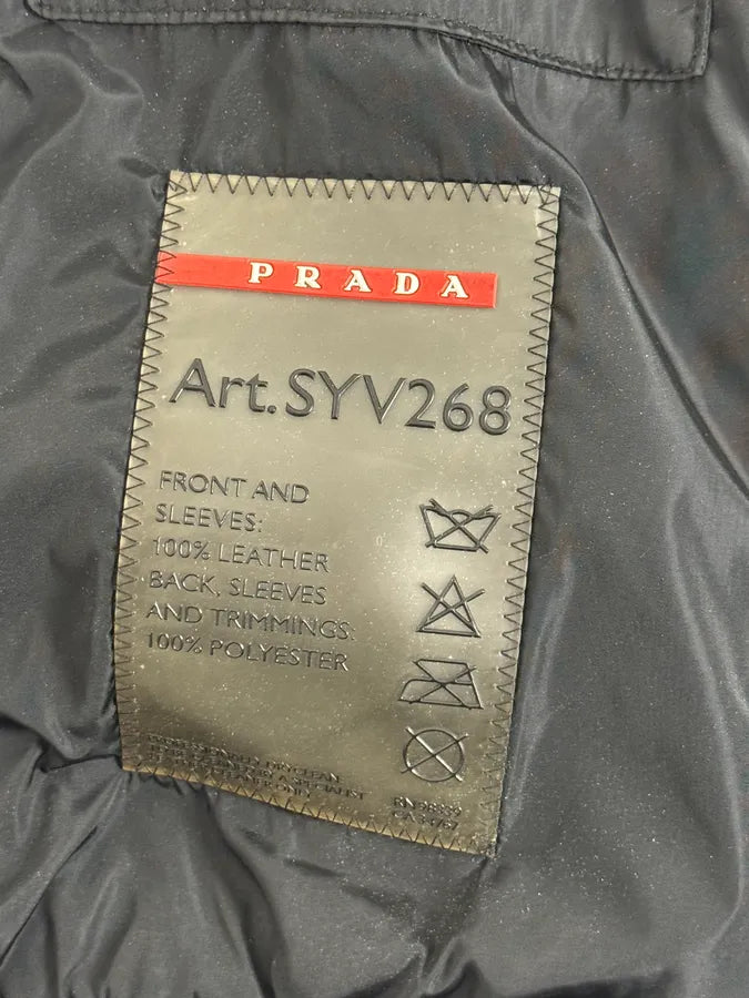 AW2009 Prada Hybrid Leather Premium Jacket QcgaDdl 10
