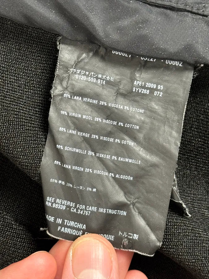 AW2009 Prada Hybrid Leather Premium Jacket QcgaDdl 11