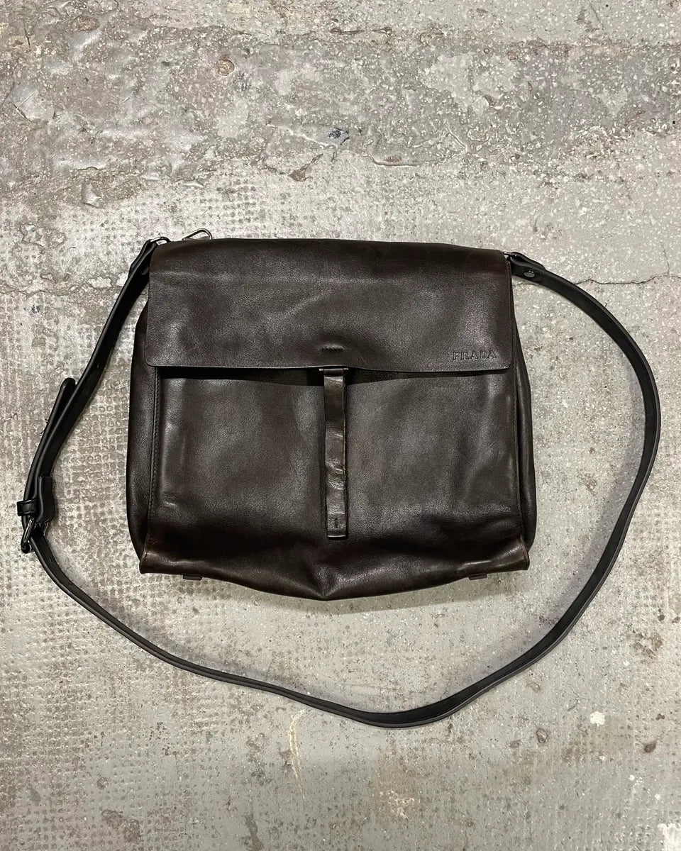 2000s Prada Hybrid Leather Shoulder Bag (OS) IuIiUFI 0