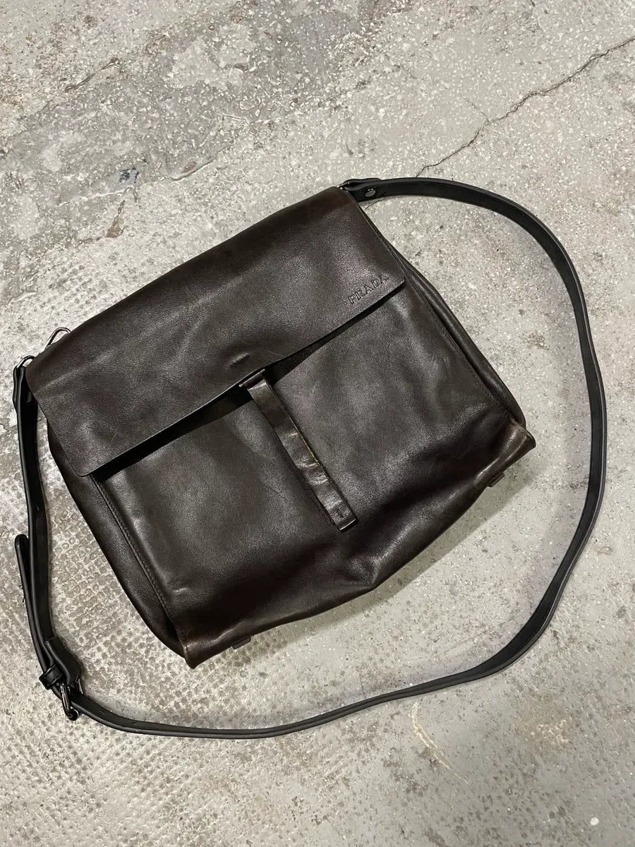 2000s Prada Hybrid Leather Shoulder Bag (OS) IuIiUFI 3