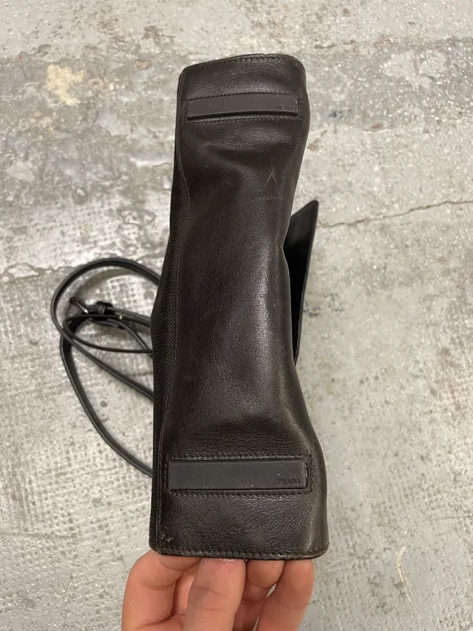 2000s Prada Hybrid Leather Shoulder Bag (OS) IuIiUFI 7