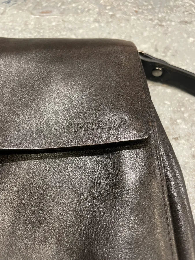 2000s Prada Hybrid Leather Shoulder Bag (OS) IuIiUFI 8