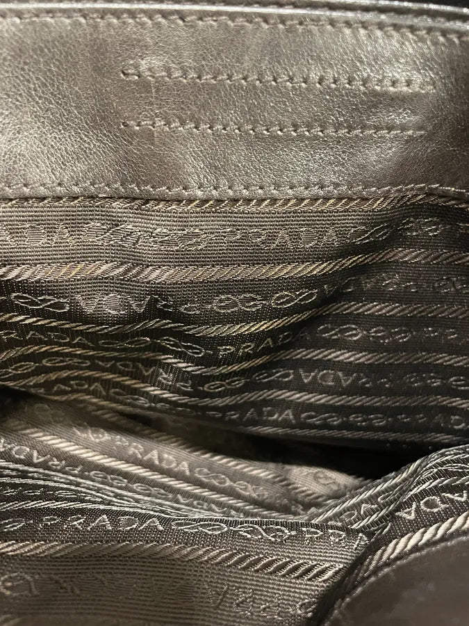 2000s Prada Hybrid Leather Shoulder Bag (OS) IuIiUFI 9