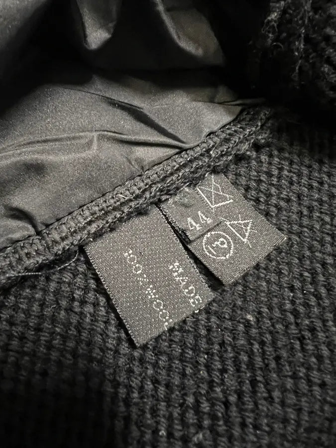 2000s Prada Hybrid Nylon Black Turtleneck (S) 4