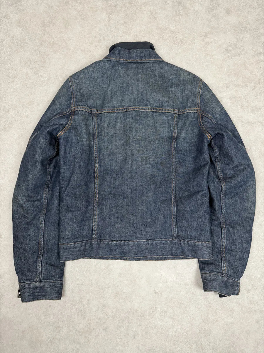2000s Prada Inner Padding Blue Denim Jacket VoKmKVD 4