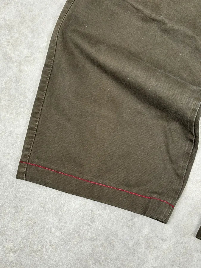 2000s Prada Khaki Green Cozy Pants DtrZmSk 10