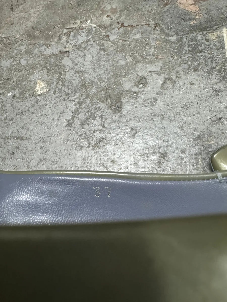 2000s Prada Khaki Heels Shoes (37.5eu/us5) 9