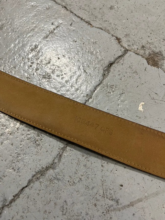 2000s Prada Leopard Pony Hair Leather Belt QqtzFJJ 8