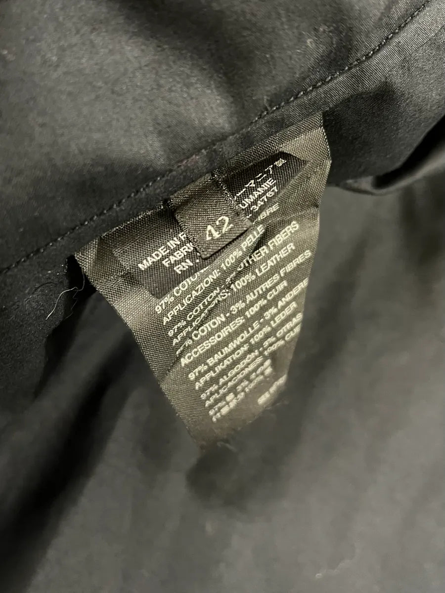 2000s Prada Light Black Buttoned Jacket (S/M) lgAwzYd 7