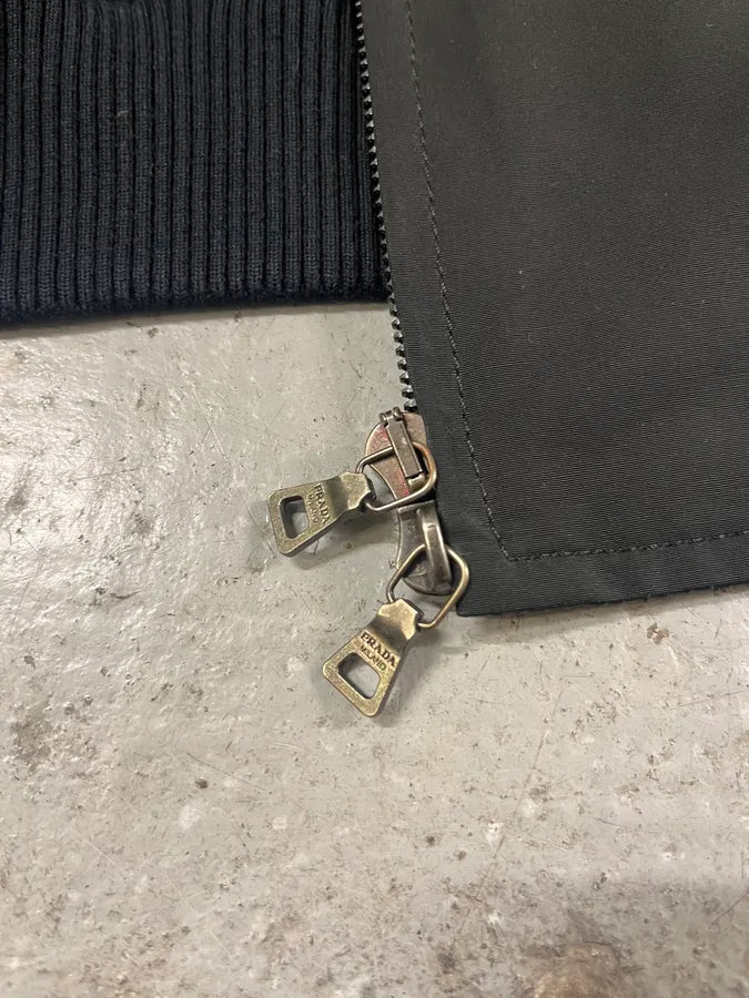 2000s Prada Light Black Jacket (S) KErYmPC 7