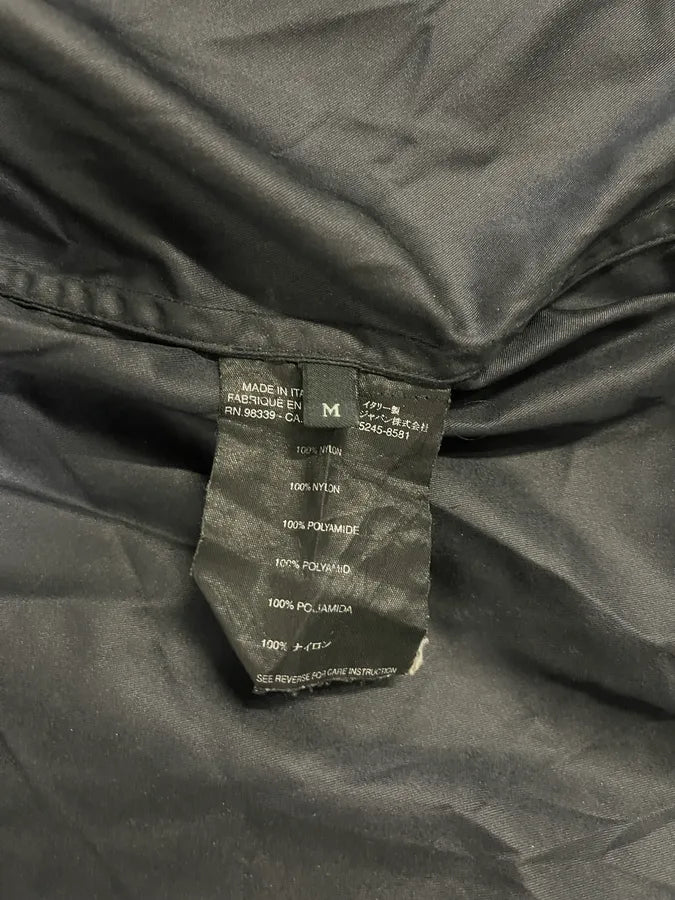 2000s Prada Light Black Nylon Coach Jacket (M) GXrrUSC 10