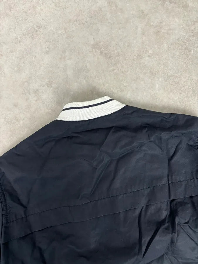 2000s Prada Light Nylon Navy Obscure Bomber Jacket aYCHOiG 5