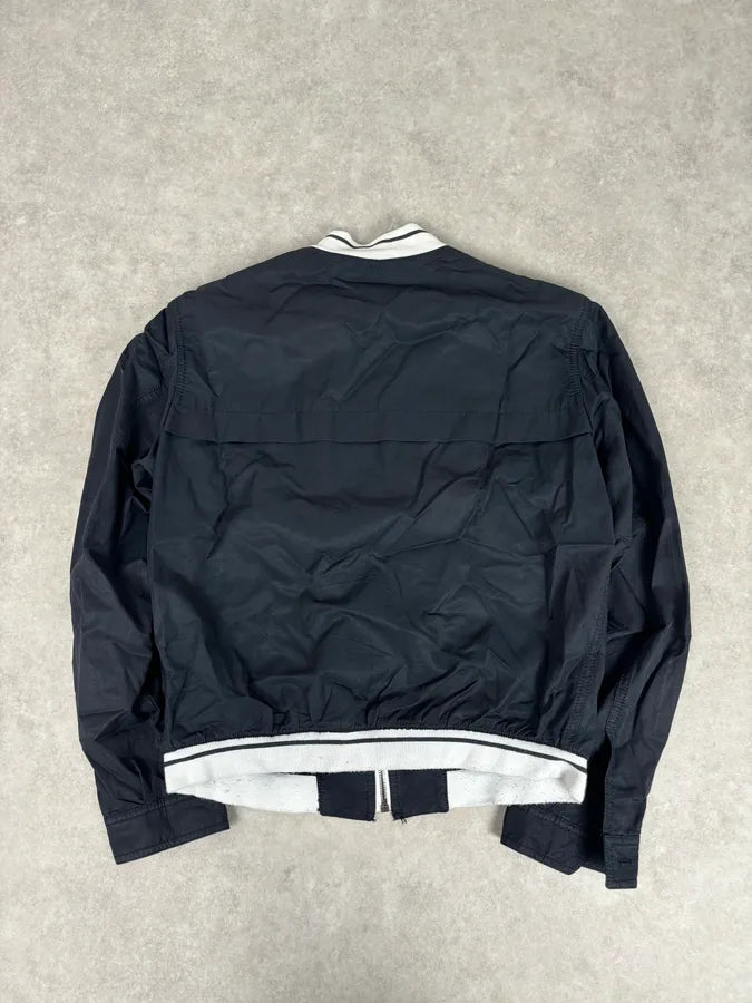 2000s Prada Light Nylon Navy Obscure Bomber Jacket aYCHOiG 4