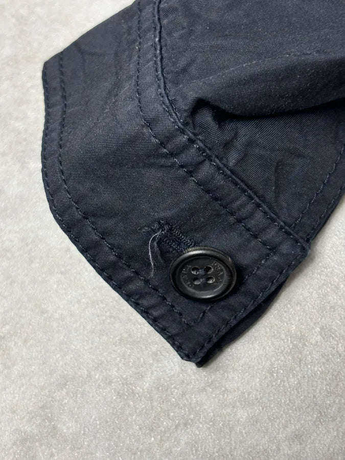 2000s Prada Light Nylon Navy Obscure Bomber Jacket aYCHOiG 8