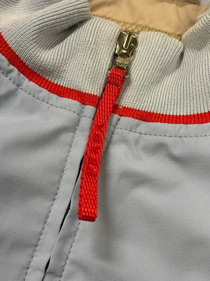 2000s Prada Light Blue Nylon Sport Racer Jacket PpZJfrA 9