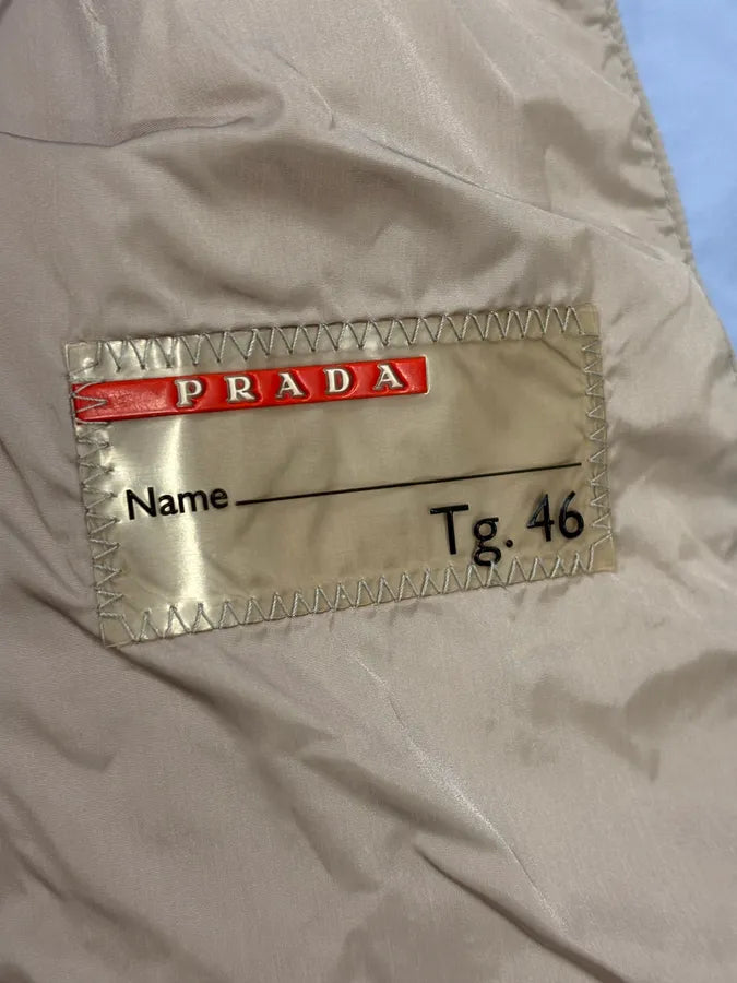 2000s Prada Light Blue Nylon Sport Racer Jacket PpZJfrA 11