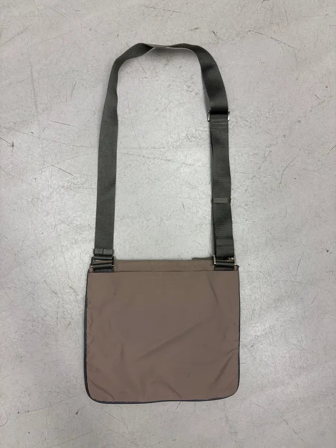 2000s Prada Light Brown Nylon Crossbody Bag uhQkjQY 4