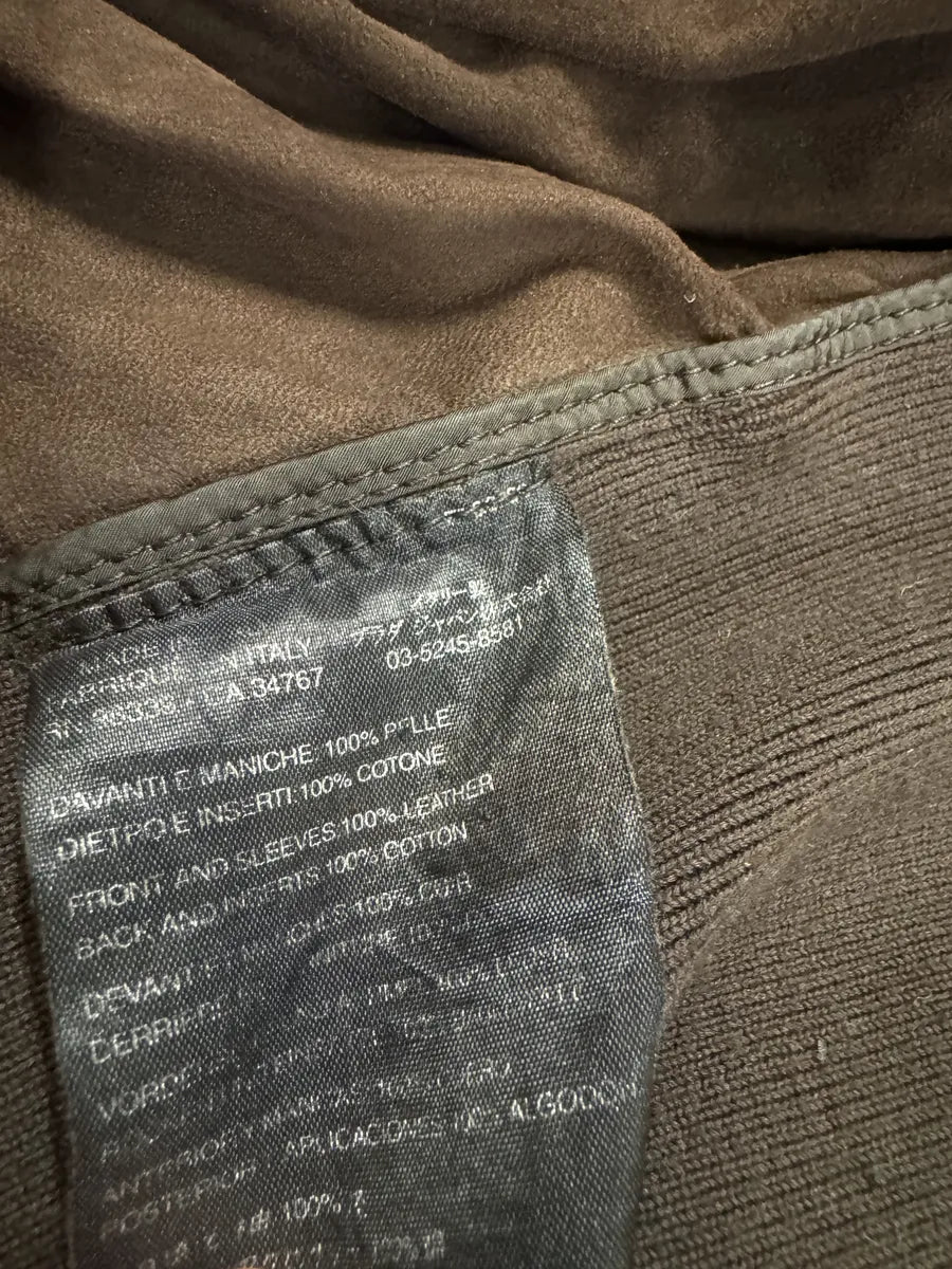 2000s Prada Light Hybrid Suede Brown Leather Jacket (S) xlYXJjg 11