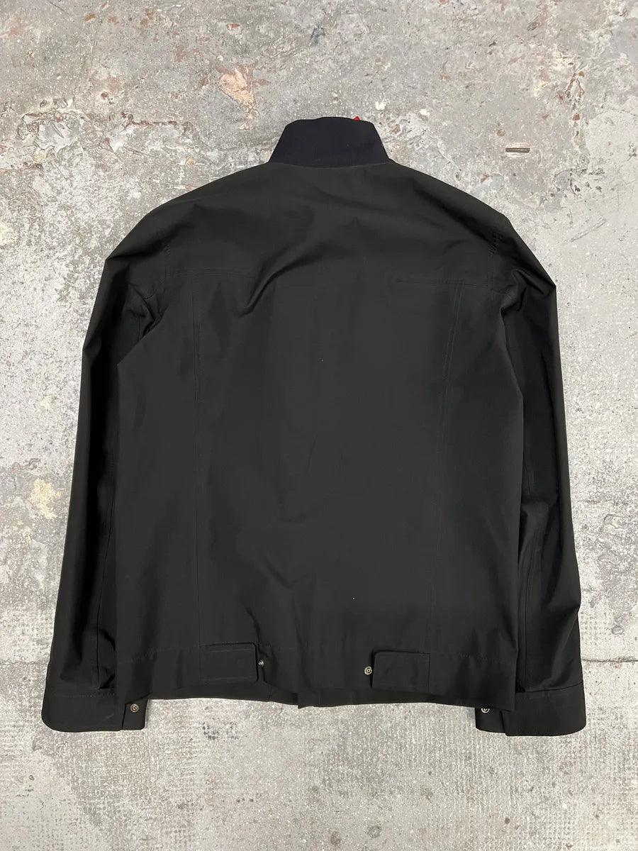 2000s Prada Light Tactical Black Nylon Gore-Tex Jacket (M) 1