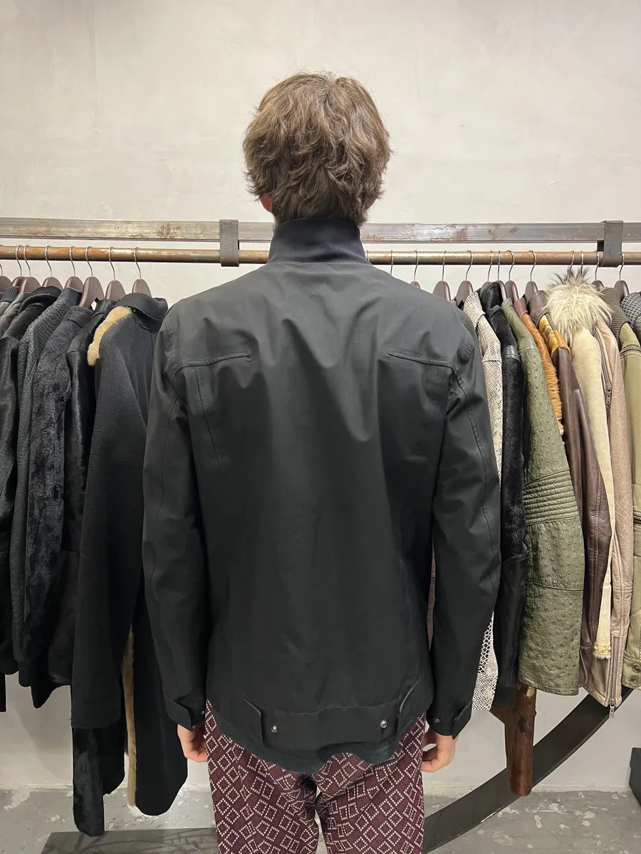 2000s Prada Light Tactical Black Nylon Gore-Tex Jacket (M) 3