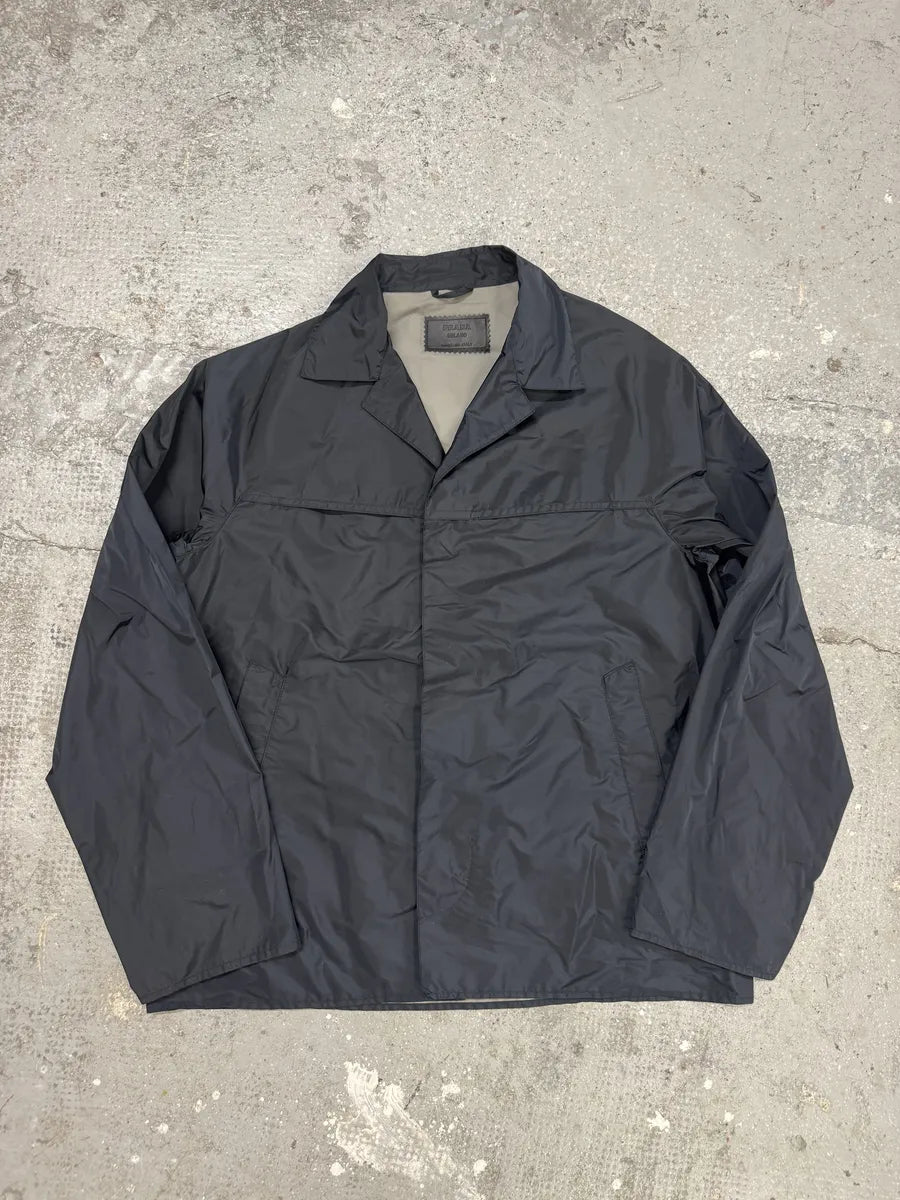 2000s Prada Light Tactical Convertible Bag Obscure Jacket (M) 2