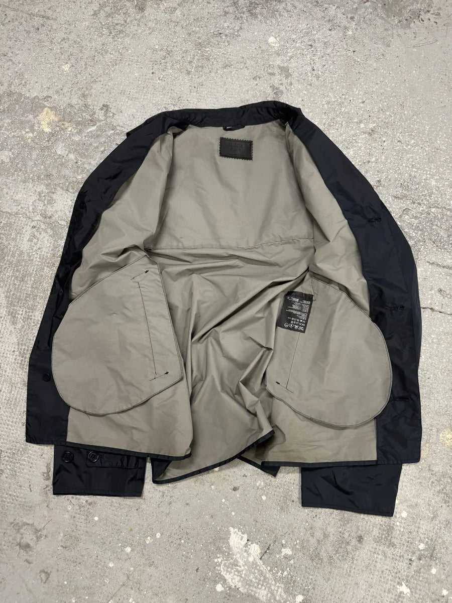 2000s Prada Light Tactical Convertible Bag Obscure Jacket (M) 4