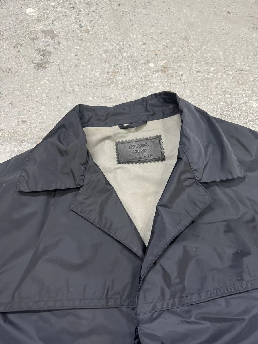 2000s Prada Light Tactical Convertible Bag Obscure Jacket (M) 5