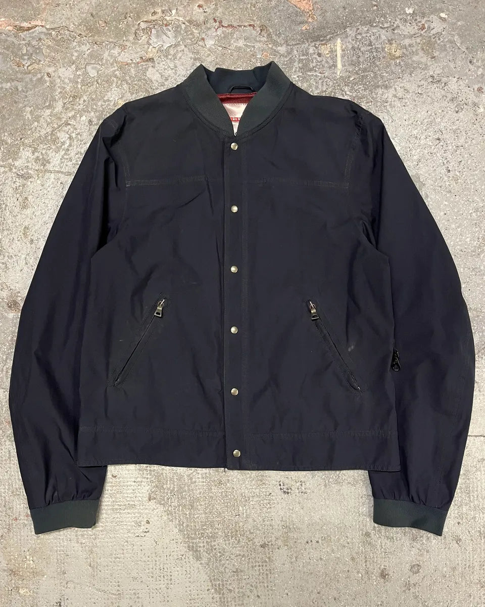 2000s Prada Light Tactical Gore-Tex Navy Jacket (M/L) ImhMFzU 0