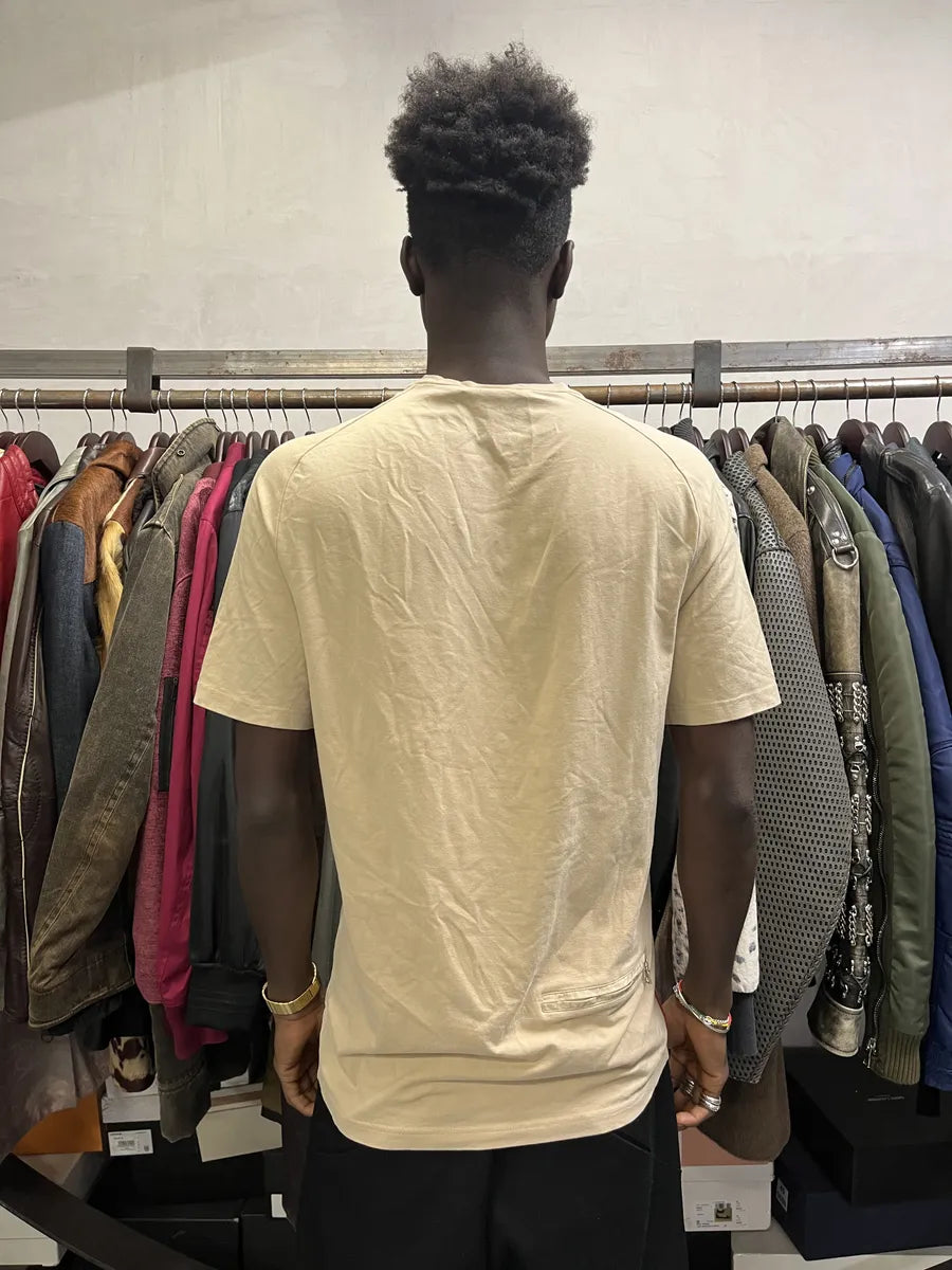 2000s Prada Linea Rossa Beige Linea Rossa T-Shirt YsLTxBi 3