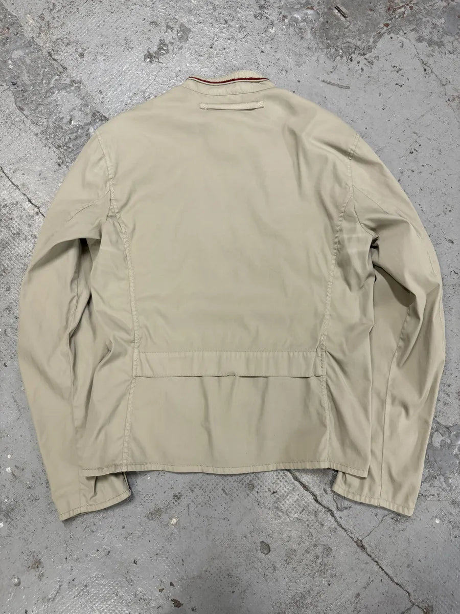 2000s Prada Linea Rossa Beige Nylon Tactical Jacket JXBYLjG 3
