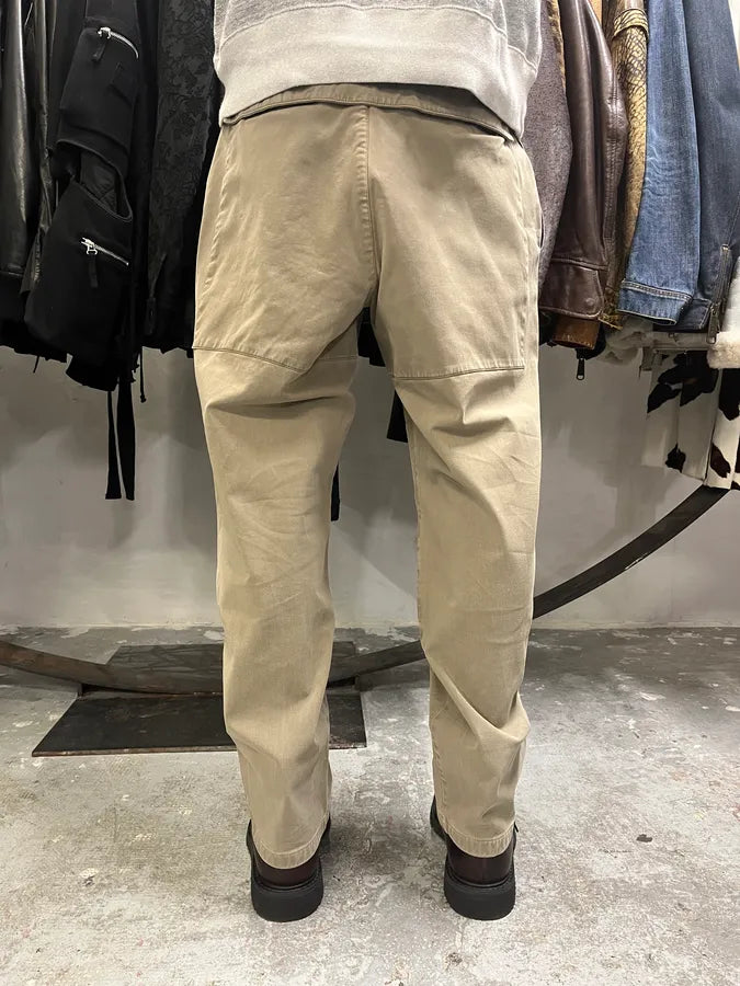 2000s Prada Linea Rossa Beige Pants (M/L) 3