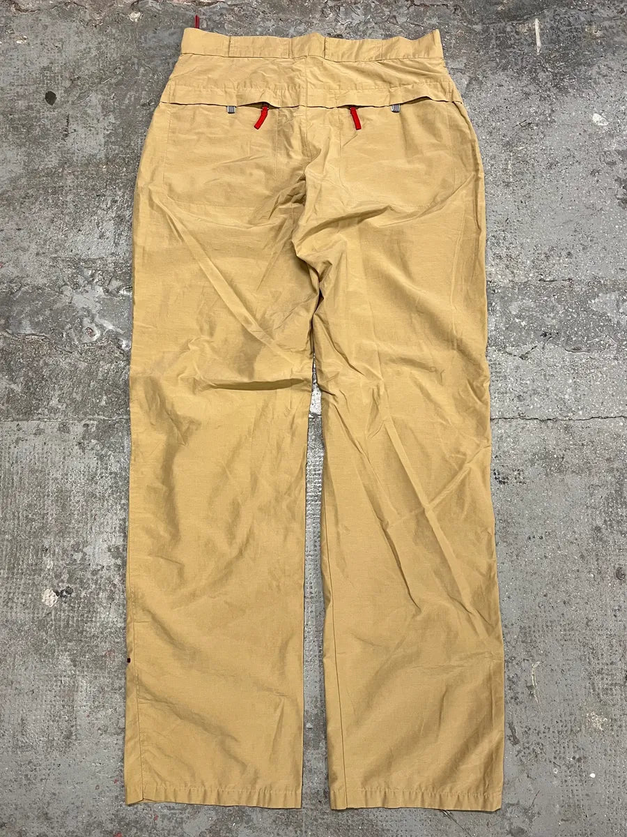 2000s Prada Linea Rossa Beige Utility Cargo Pants OubEroD 4