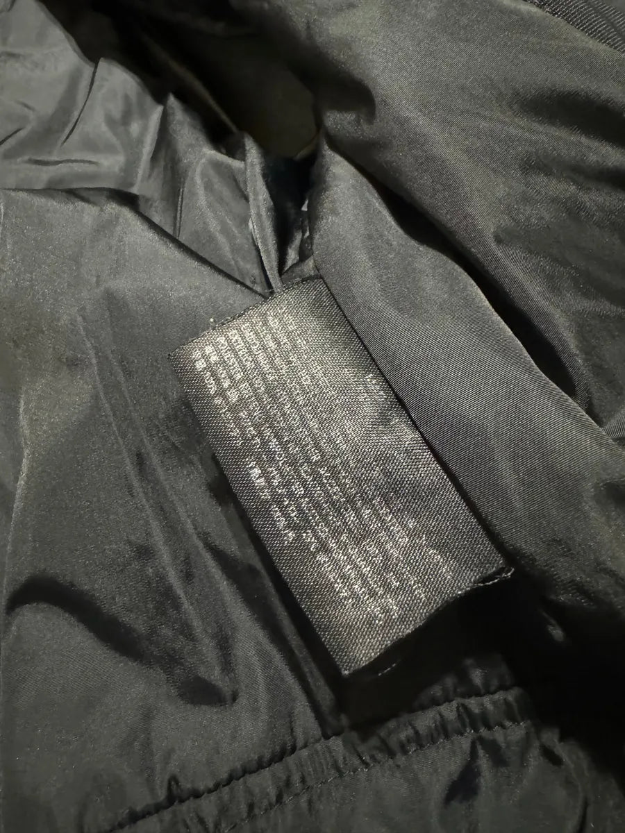 2000s Prada Linea Rossa Black & Brown Velvet-Nylon Sleeveless Jacket (M/L) 7