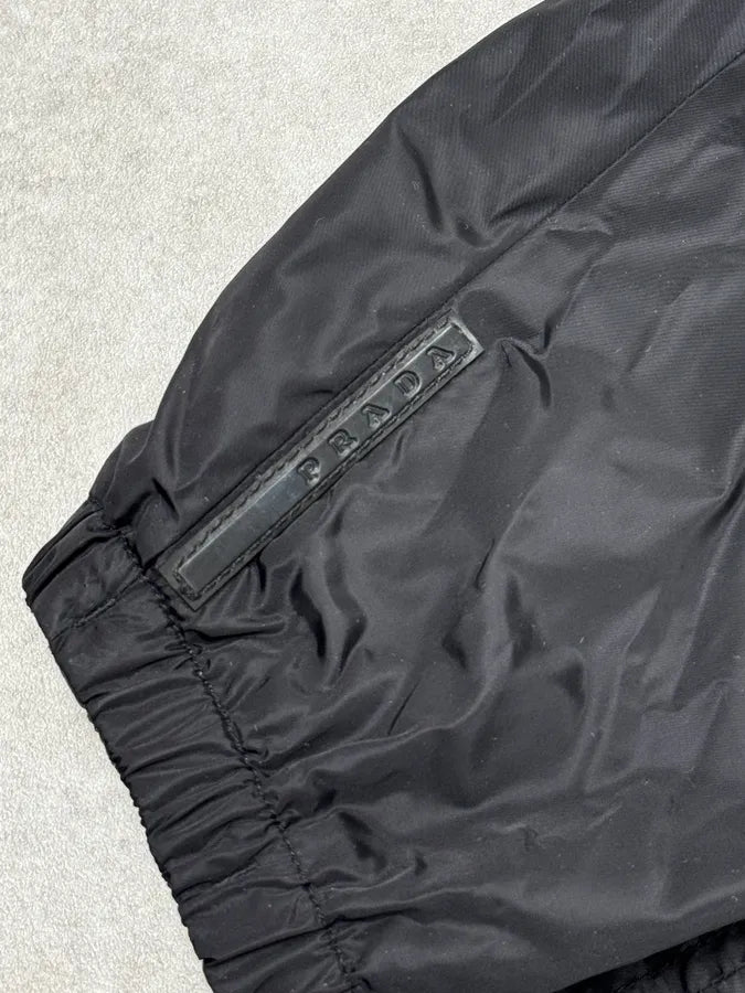AW2009 Prada Linea Rossa Black & Grey Reversible Jacket fVrKwOC 12
