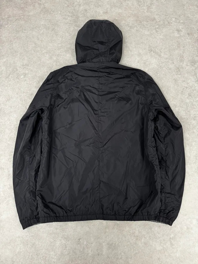 AW2009 Prada Linea Rossa Black & Grey Reversible Jacket fVrKwOC 6