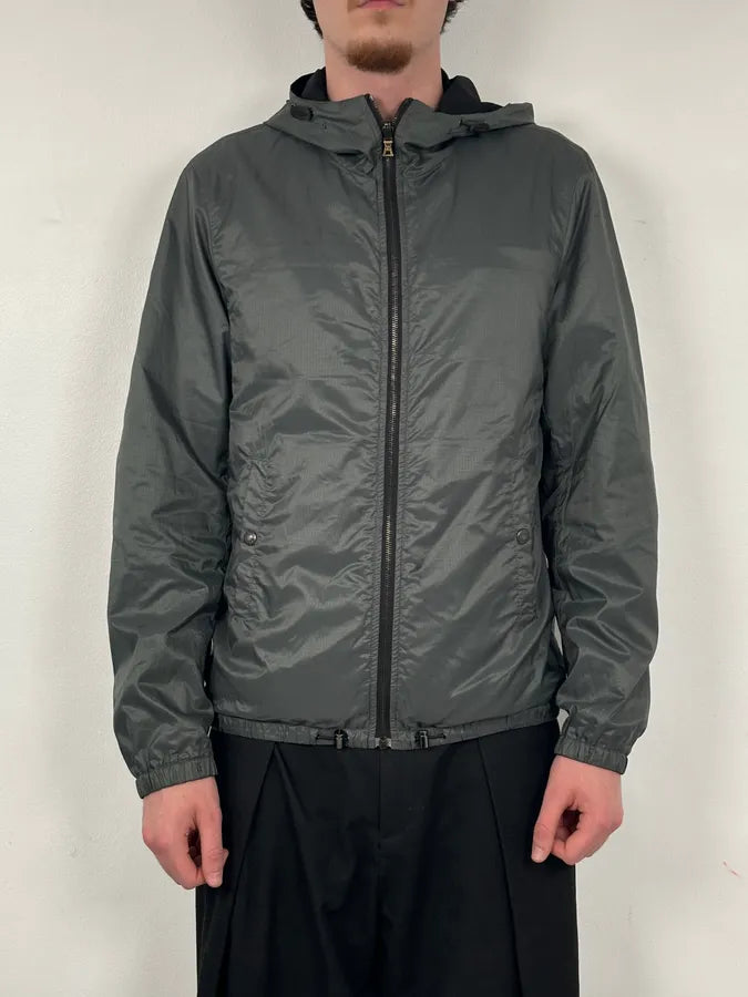 AW2009 Prada Linea Rossa Black & Grey Reversible Jacket fVrKwOC 3