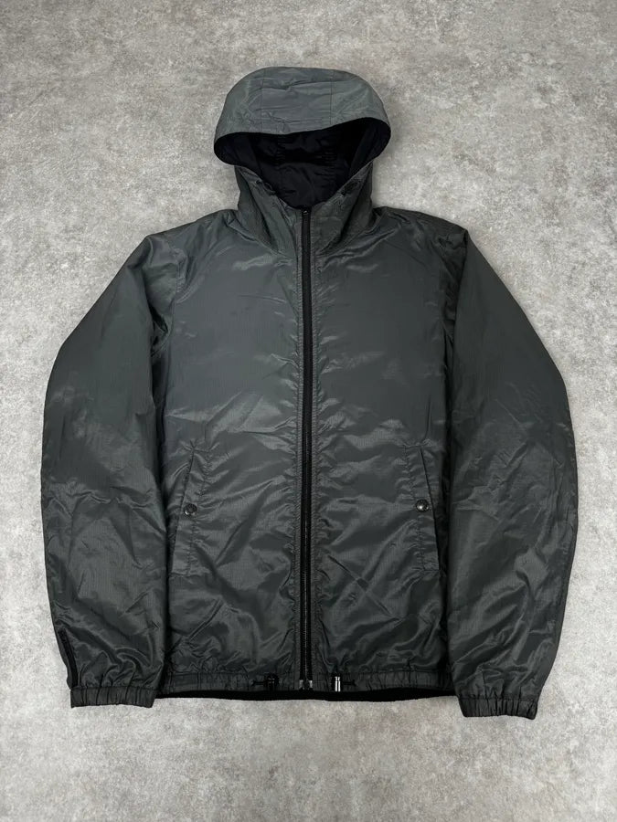 AW2009 Prada Linea Rossa Black & Grey Reversible Jacket fVrKwOC 1