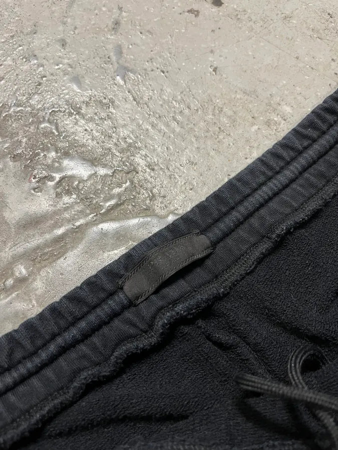 2000s Prada Linea Rossa Black Faded Shorts (L) AluFEhe 8