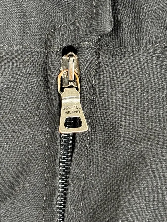 2000s Prada Linea Rossa Black Gore-Tex Windbreaker Jacket KtnmJLN 10