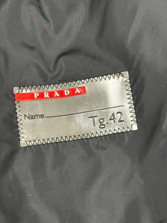 2000s Prada Linea Rossa Black Gore-Tex Windbreaker Jacket KtnmJLN 12